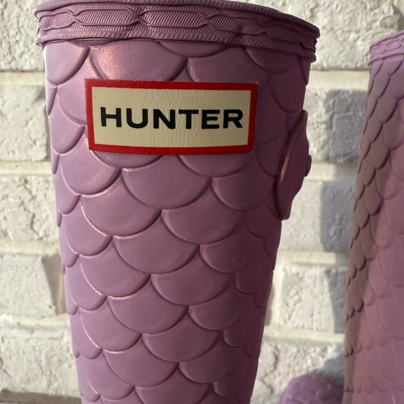 Hunter Lavender Mermaid Pattern Boots - Sea Dragon - Picture 6 of 9